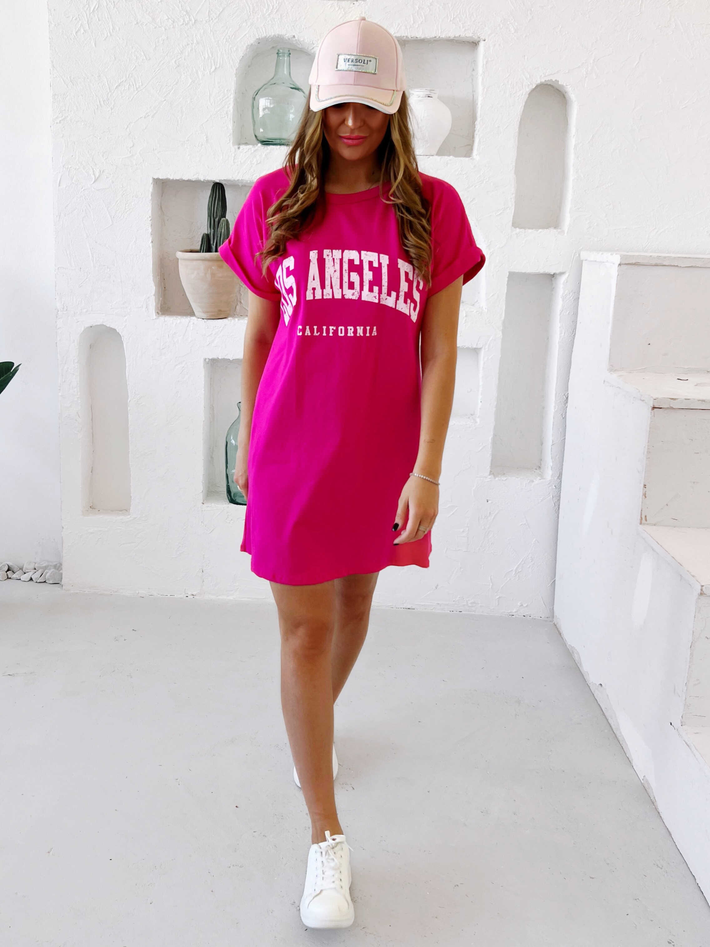 Šaty Los Angeles fuchsia