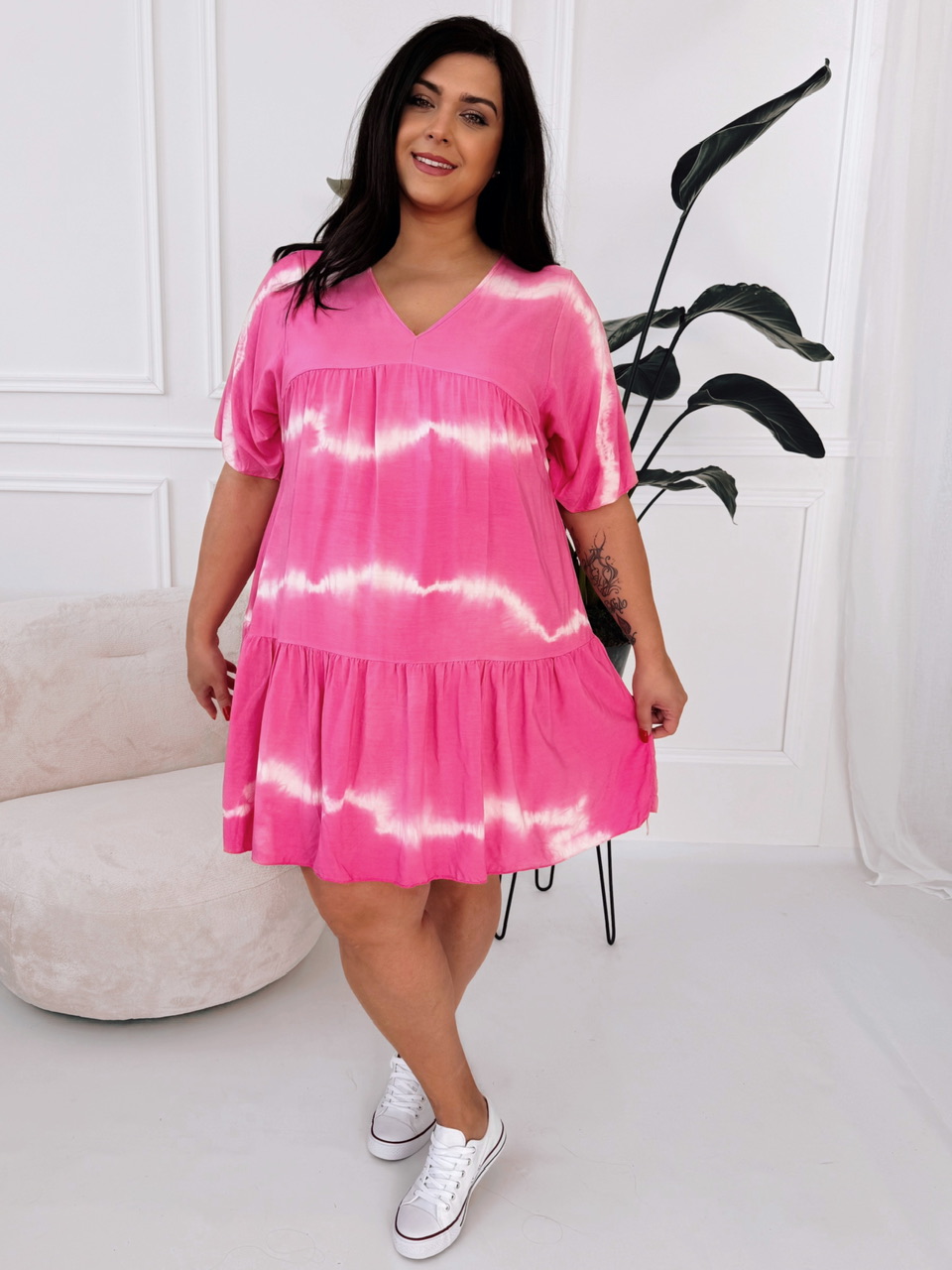 Šaty Batik fuchsia