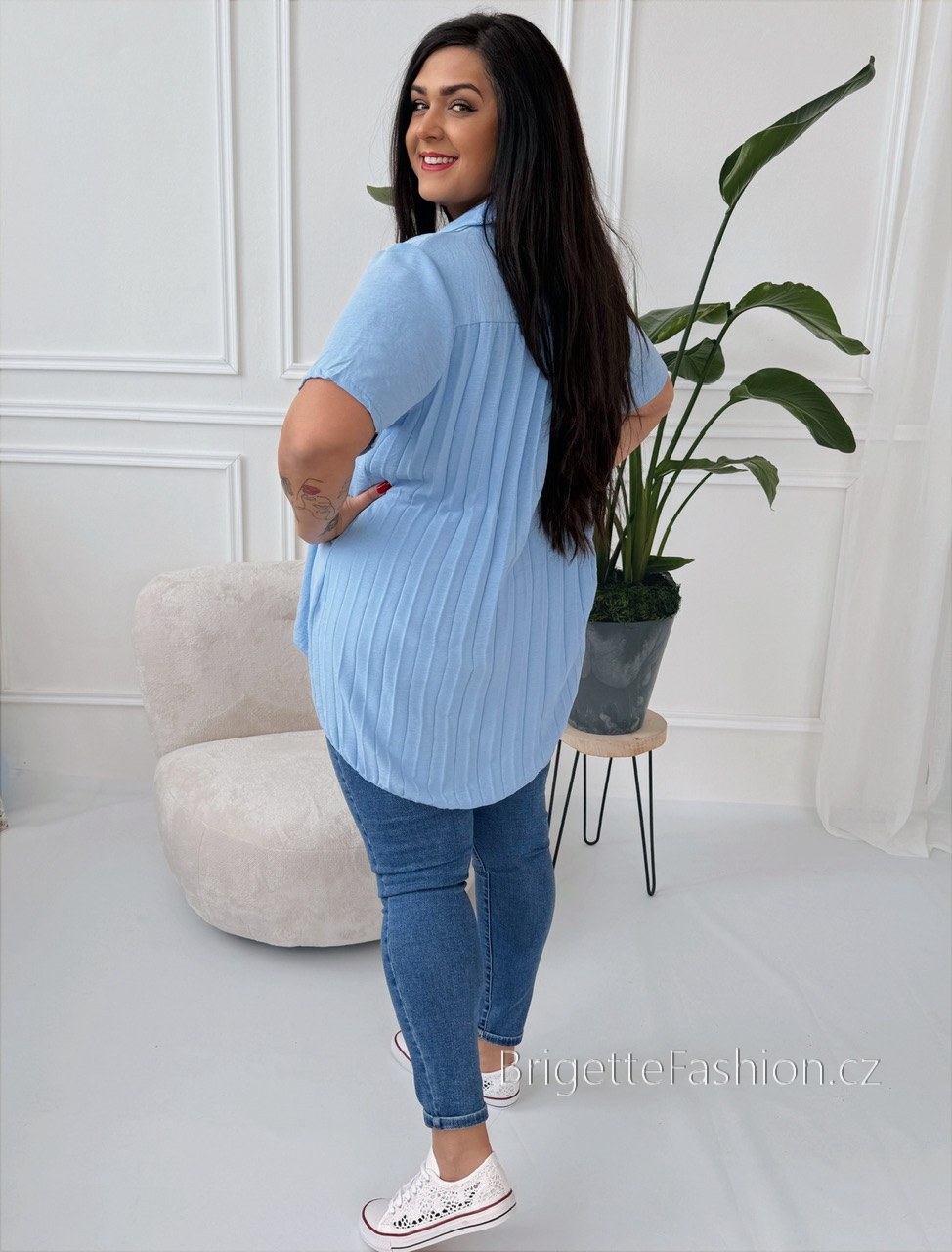 Halenka Rosa světle modrá
