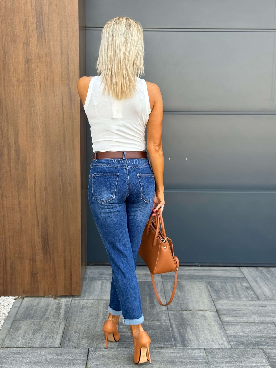 Mom fit volné džíny Autumn