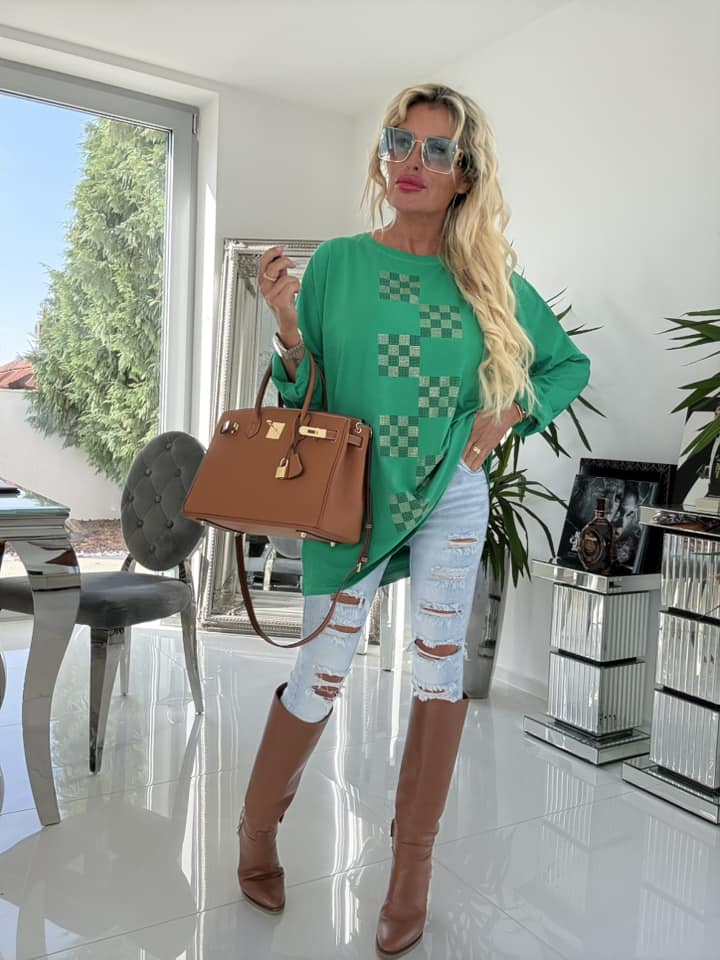 Tunikové tričko Sach Mat zelená