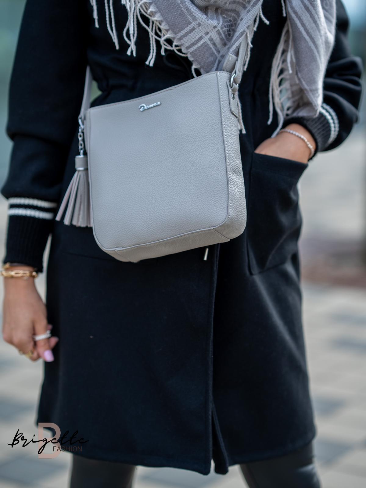 Crossbody Demra šedé