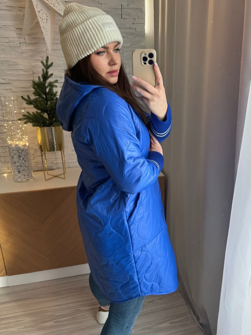 Přechodová bunda modrá