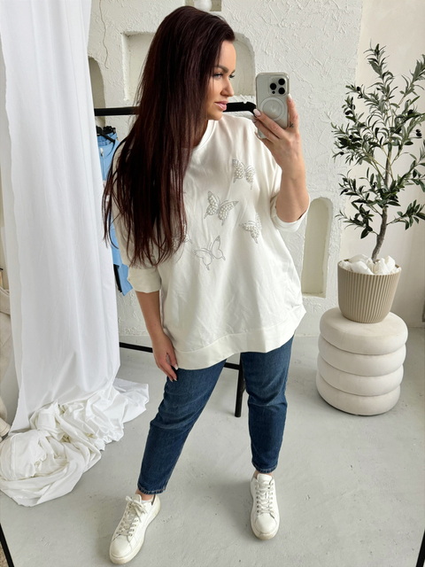 Mikina Butterfly oversized