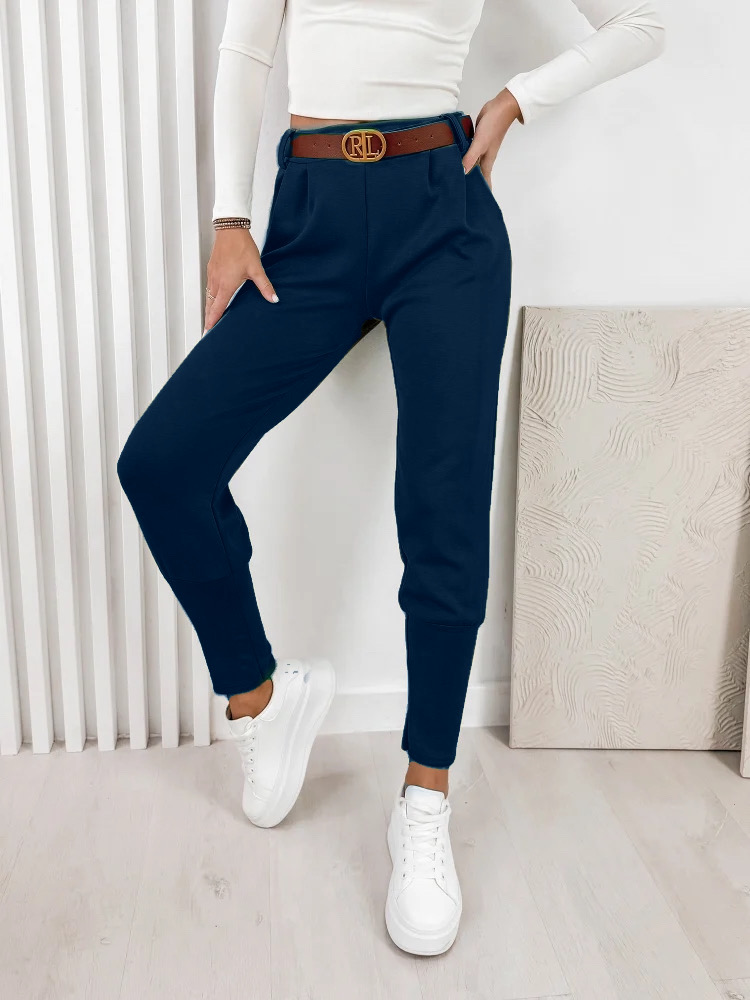 Kalhoty Stylish tmavě modré