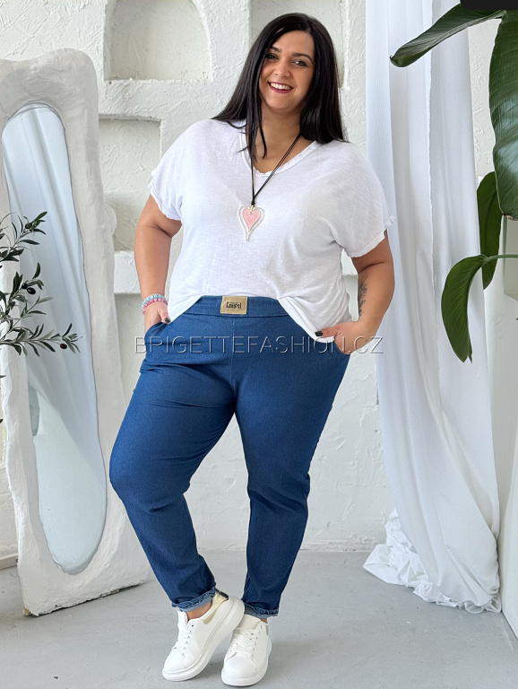 Elastické kalhoty Denim