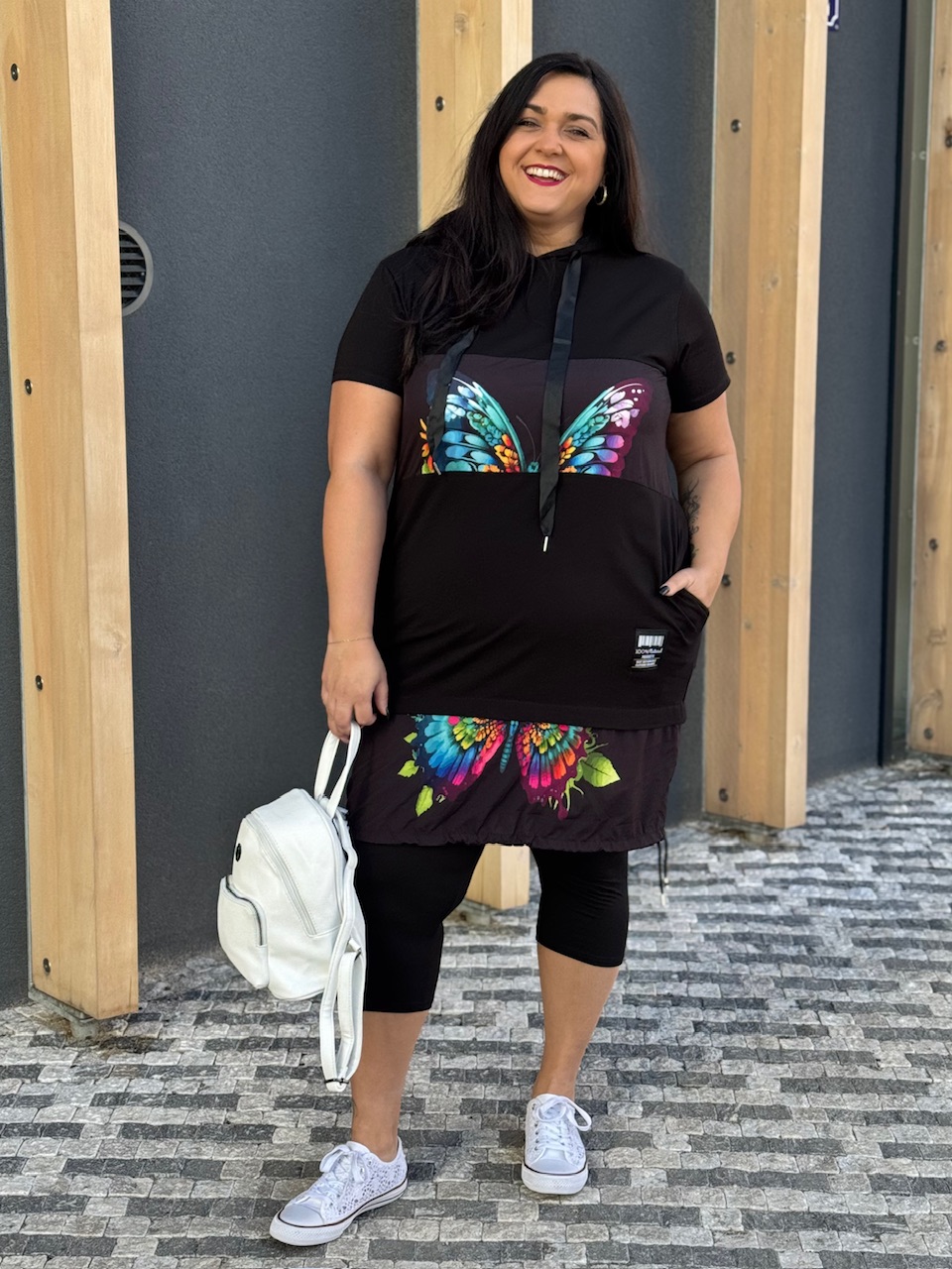 Tunika s kapucou Butterfly