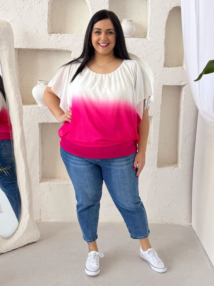 Halenka Ombre fuchsia