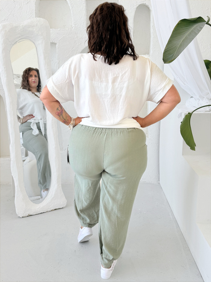Kalhoty Palermo do 3XL velikosti khaki