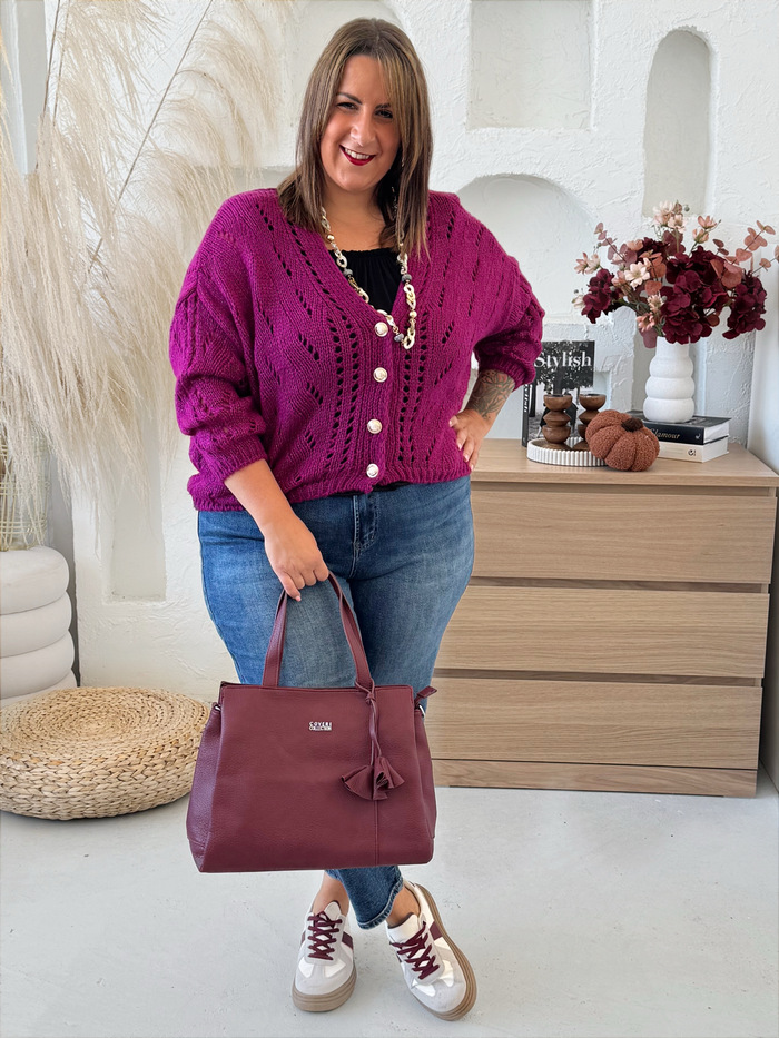 Kabelka Pretty Burgundy