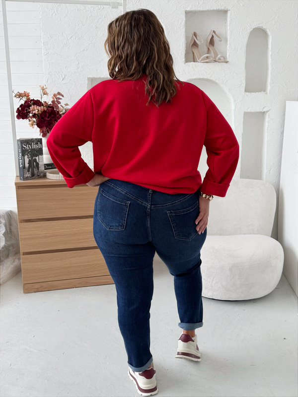 Elastické džíny Mom fit do vel.36 (5XL)