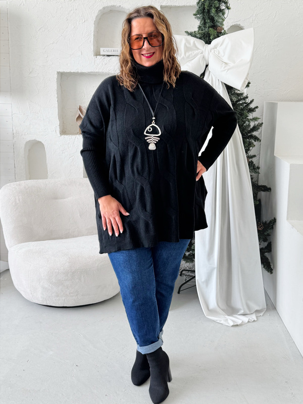 Náhrdelník na kůži Fishbone Big