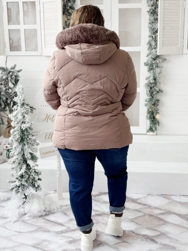 Zimní bunda Enja capuccino- vel.4XL