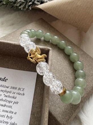 Náramek energie z minerálů Jade Angel