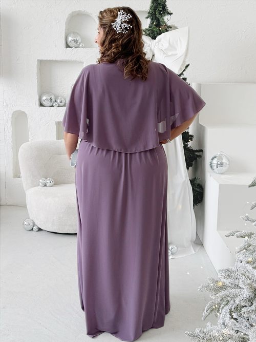 Plesové šaty Isabel do 4XL fialové