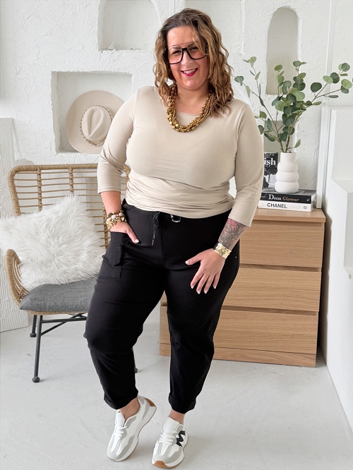 Dřevěné korále zlaté 