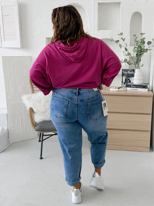 Džíny Baloon Nova modré do 4XL