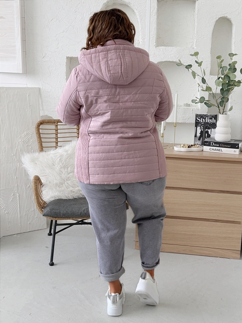 Jarní přechodová bunda Chic - růžovofialová 