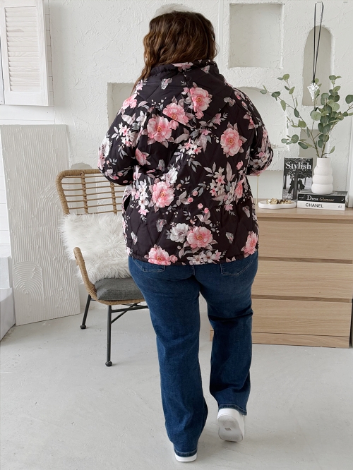 Jarní přechodová bunda do 3XL - černá