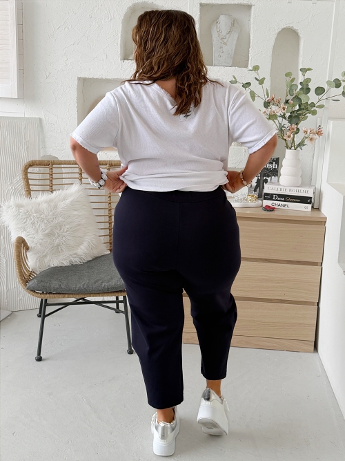 Kalhoty Barelky do 3XL - tmavě modré 