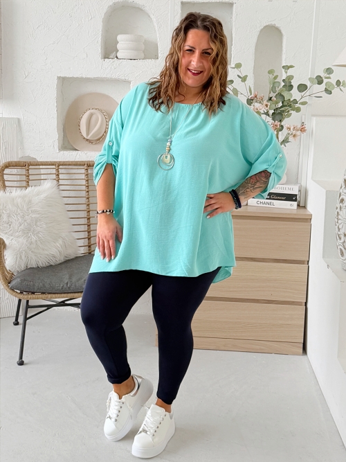 Tunika Iris do 4XL - mintová