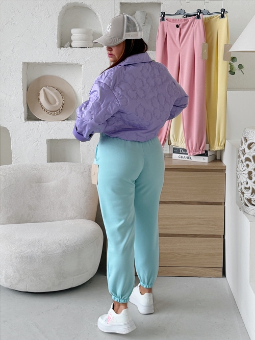 Pumpky - máslové kalhoty do vel.XL - mintové