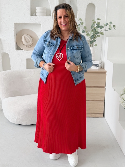 Šaty Perfect Feel do 5XL - červené
