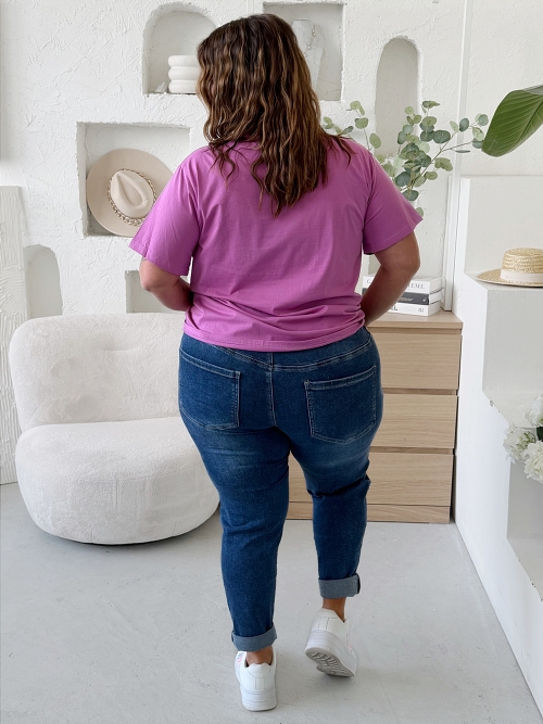 Džíny na gumu superelastické až do velikosti 5XL