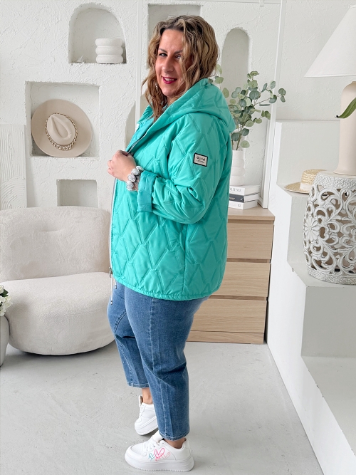 Prošívaná bunda Selena do 3XL - mint