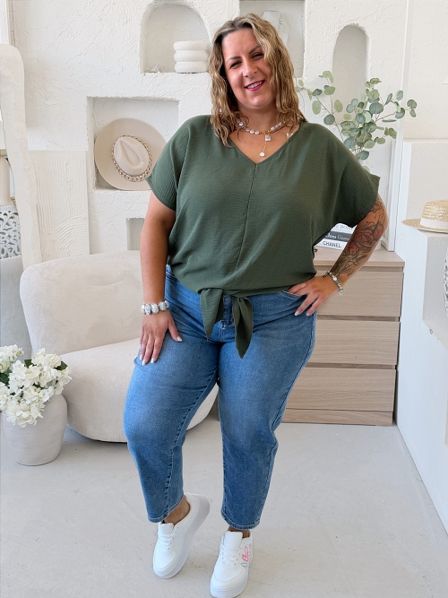 Halenka Luna do 3XL - khaki