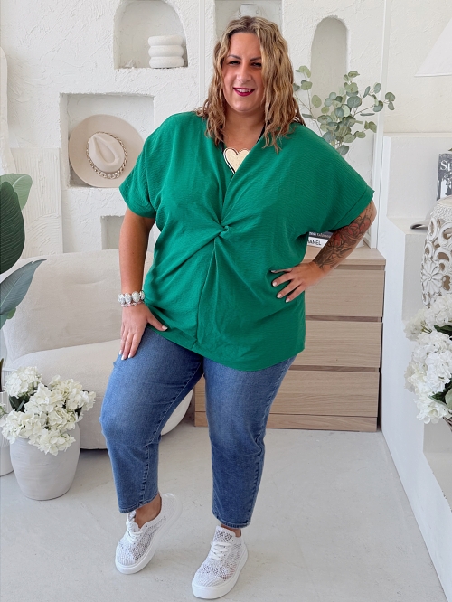 Halenka Jessy do 4XL - zelené