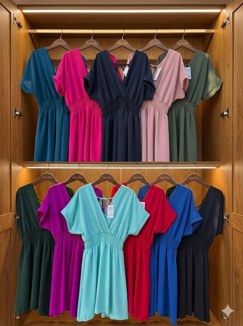 Šaty Lady Short od S do 2XL - petrolejové