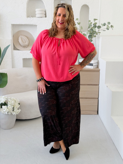 Halenka Nora do 4XL - lososová