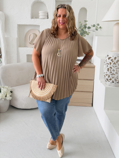 Halenka Plisa do 4XL fango