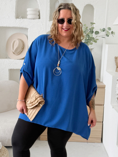Tunika Iris do 4XL - královsky modrá