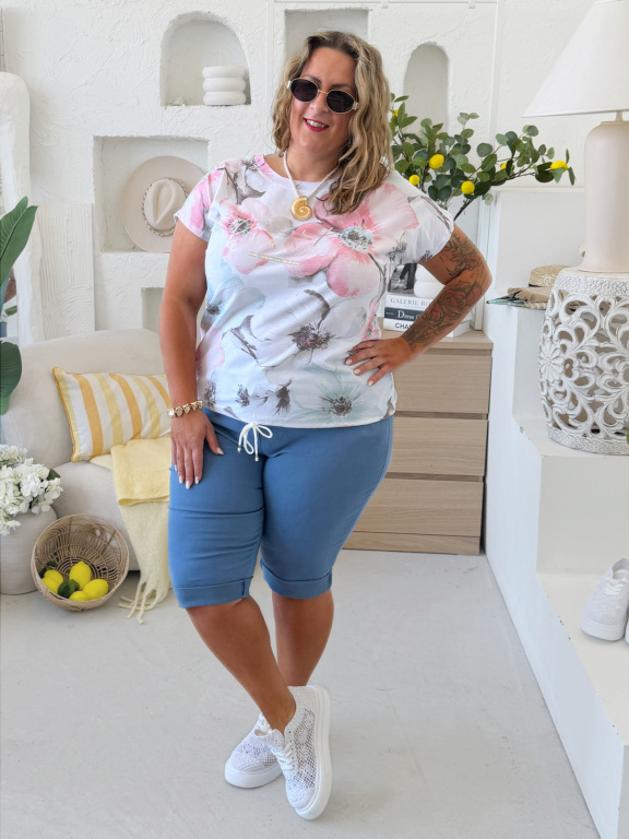 Tričko se zavazováním Losos Květ 