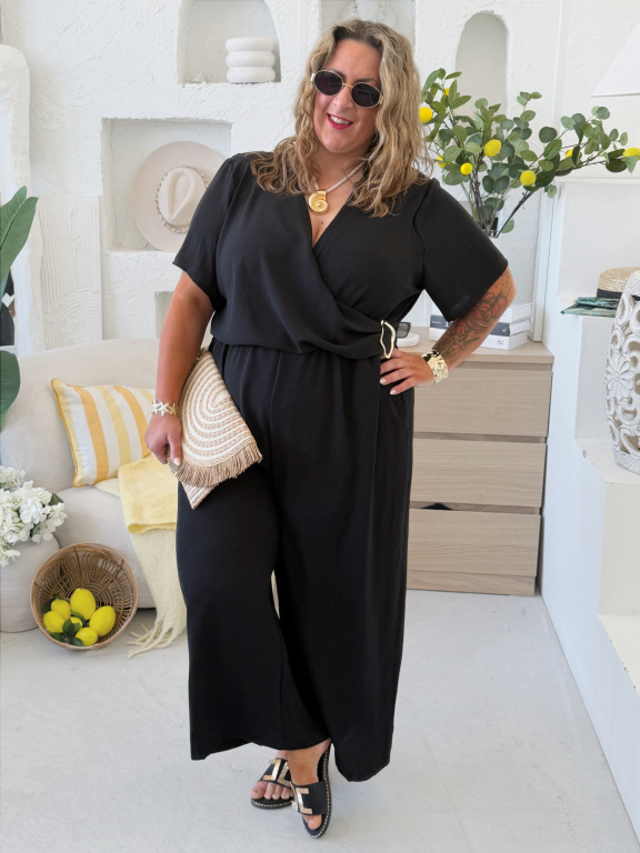 Overal Mandy až na 4XL - černý