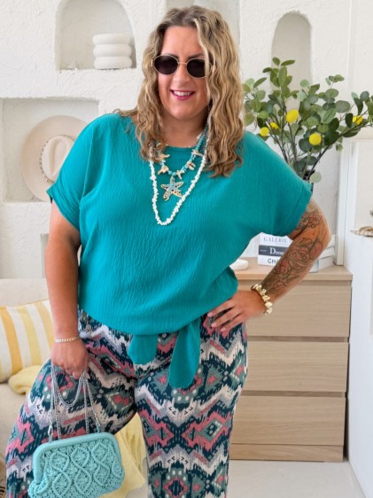 Pletená kabelka Lucy - mint