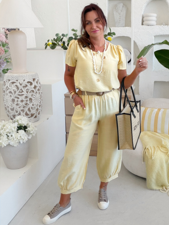 Komplet Comfy do XL - žlutý
