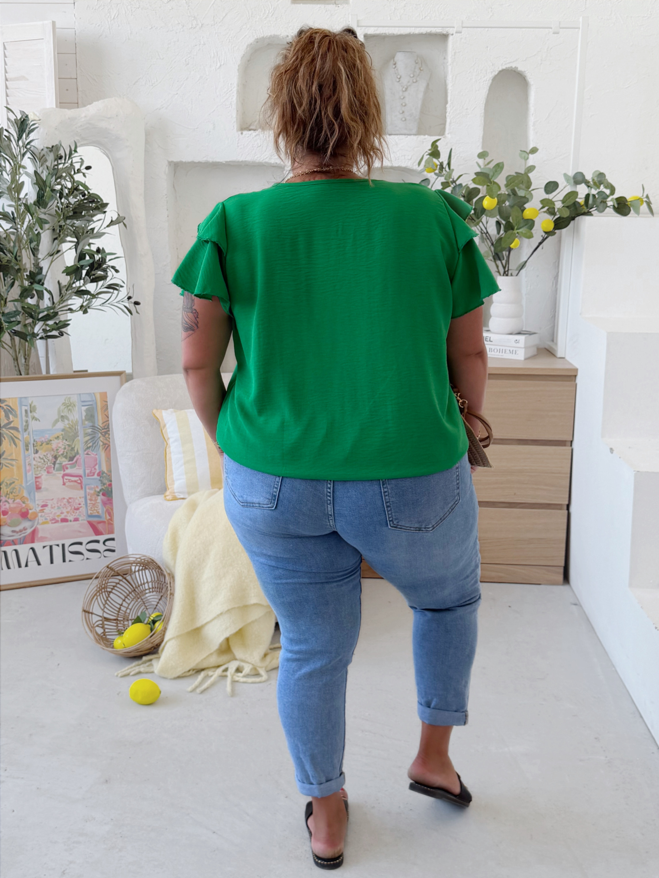 Halenkové tričko Modish do 3XL zelená