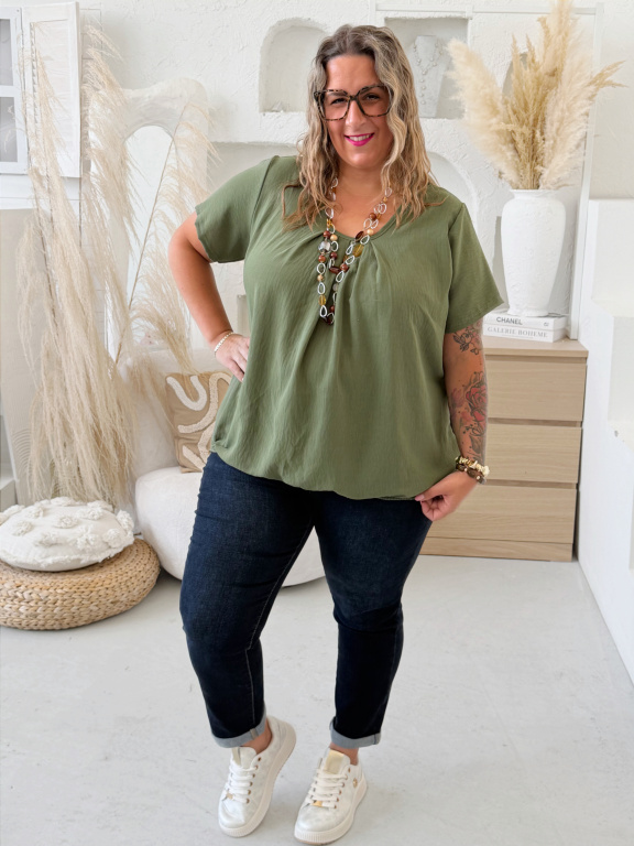 Halenka Miu do 4XL - khaki
