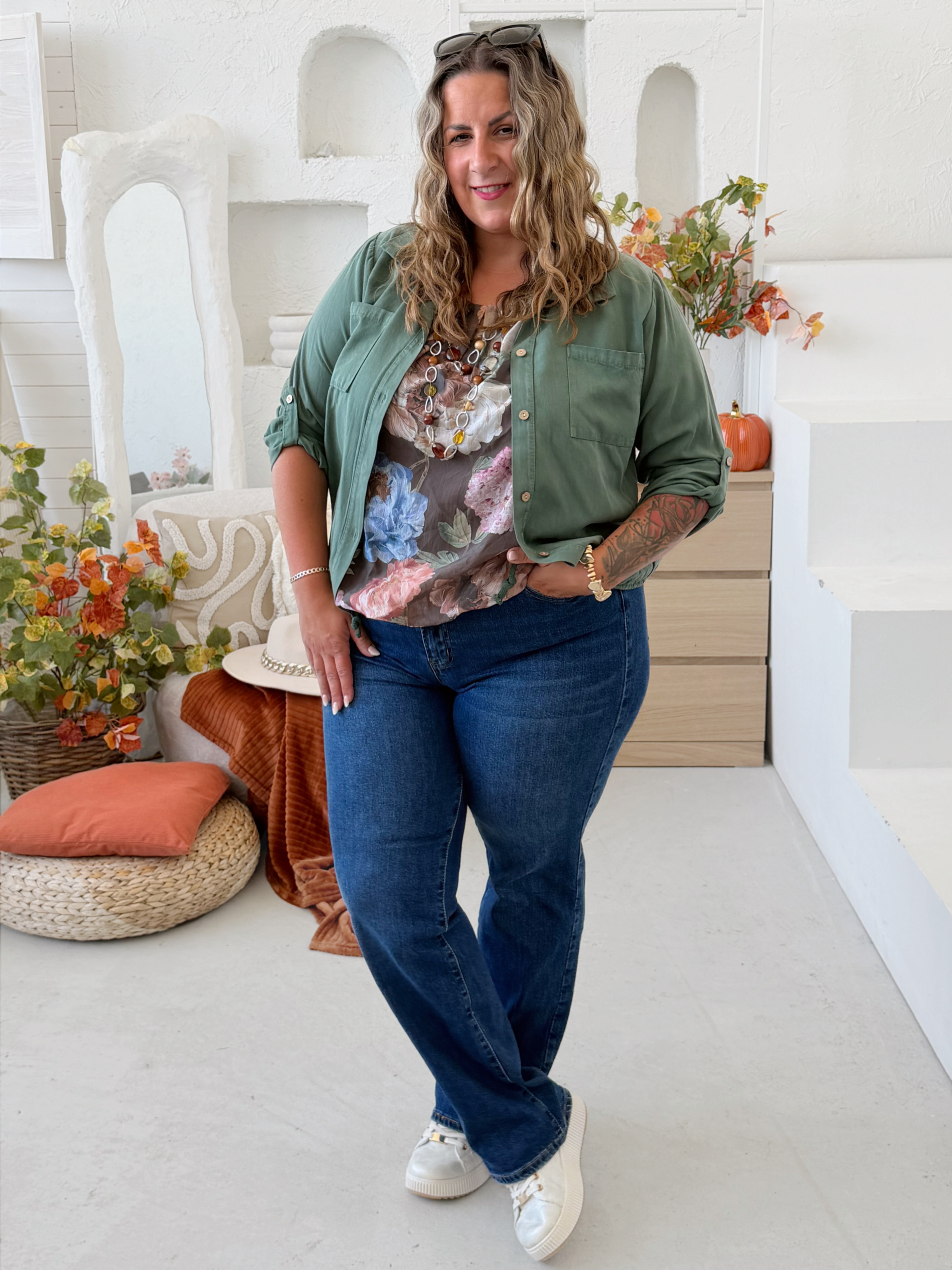 Svrchní košile Taylor do 2XL - khaki