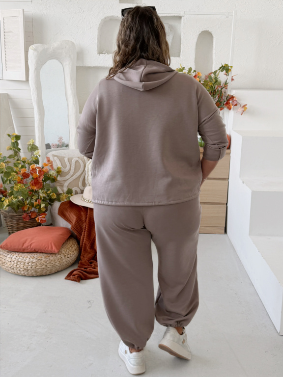 Máselková mikina Jefry do 4XL - fango