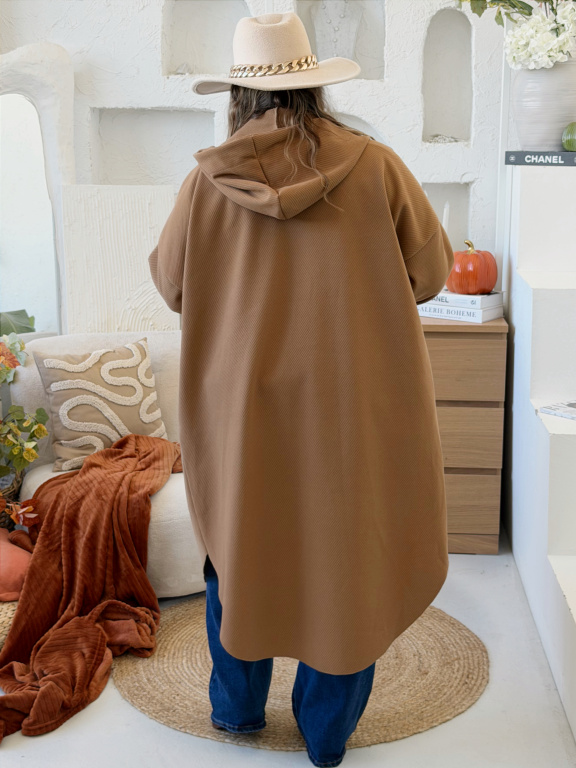 Kabát Lamis do 4XL - camel