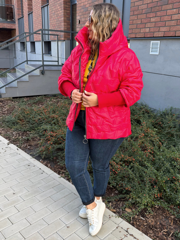 Přechodová bunda Trendy do 3XL - červená