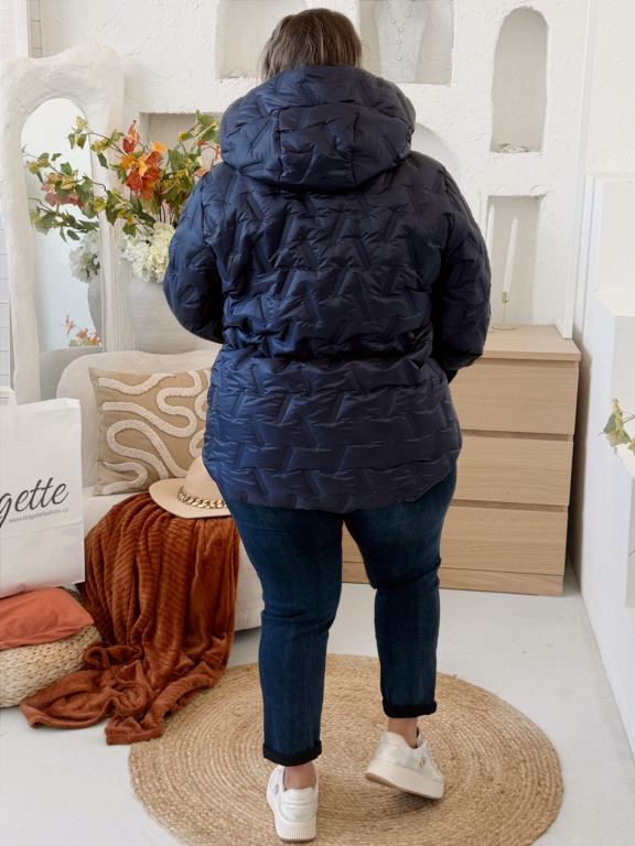 Přechodová bunda Trendy do 3XL - tmavě modrá
