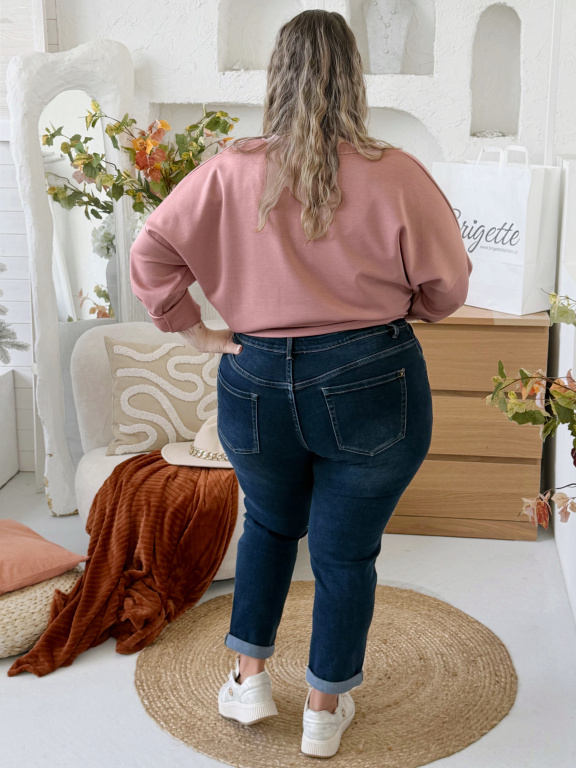 Elastické džíny Mom fit Lisa do 4XL 