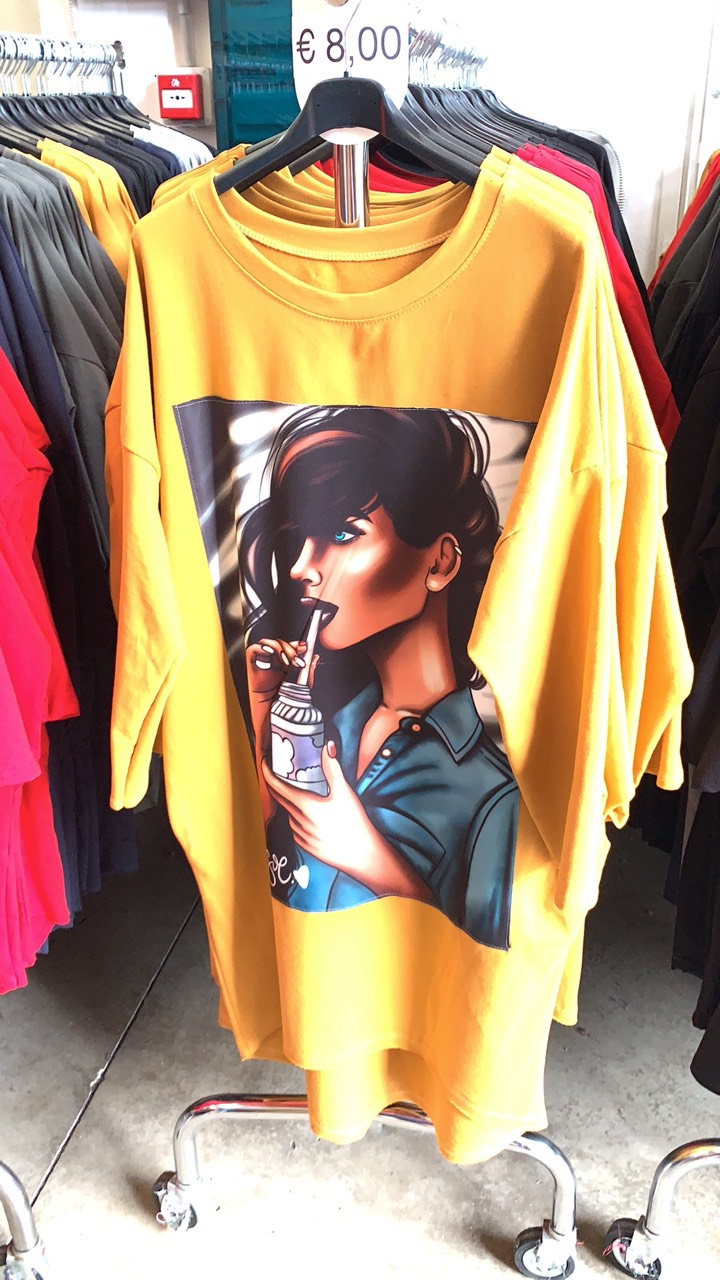 Oversize tunika Drink Girl 