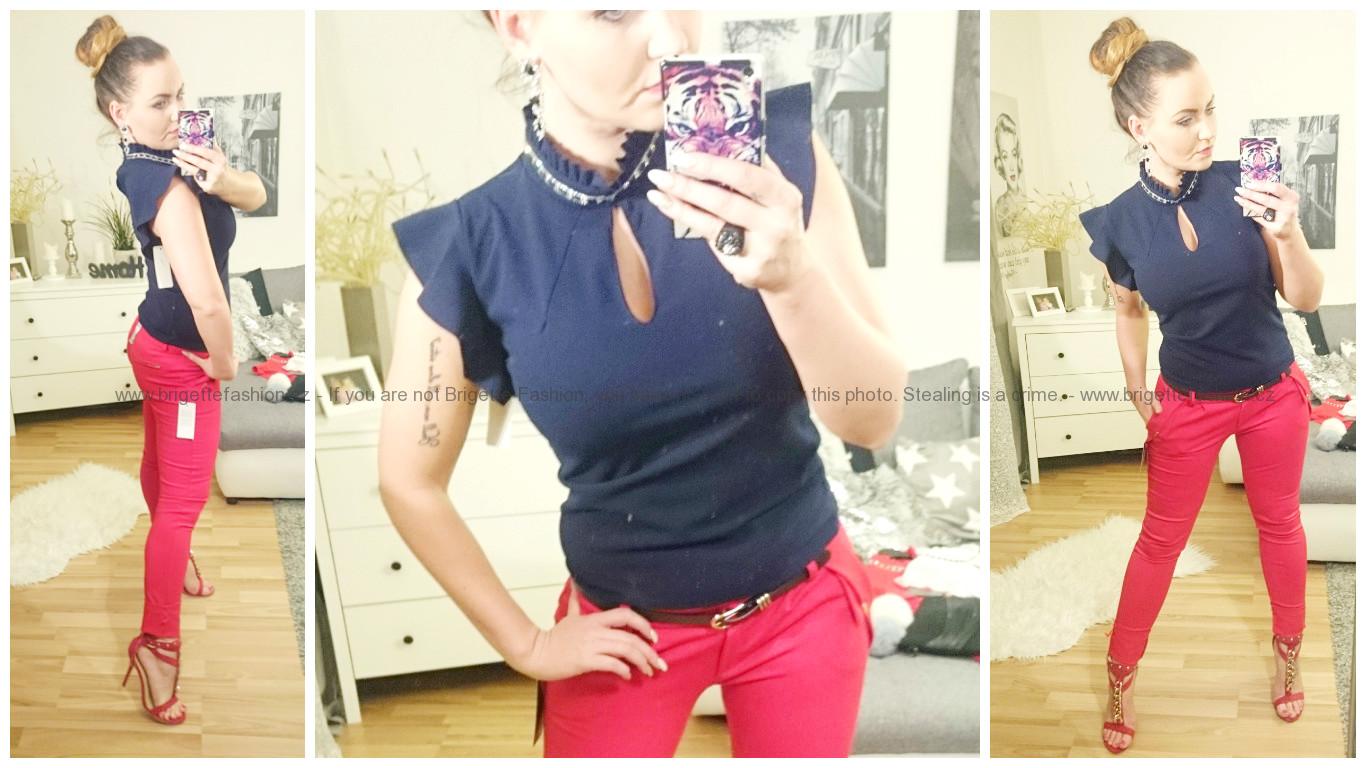 Stylový party top S/M