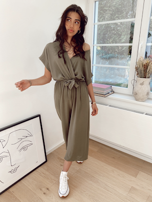 Overal Fluide - khaki